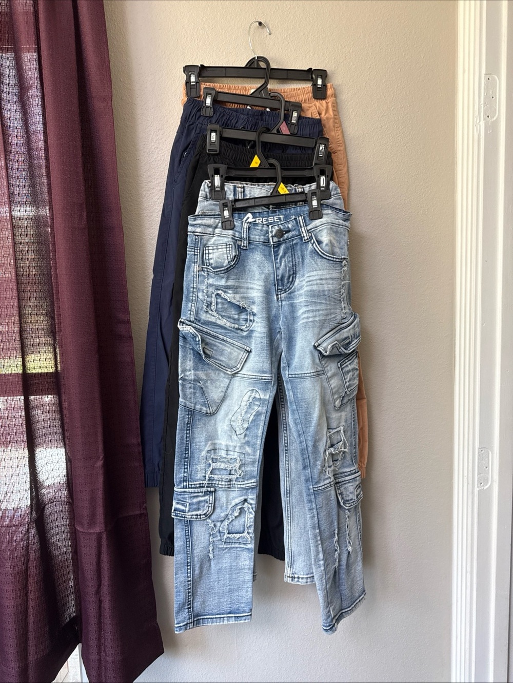 Boys Five Pair Size 10, 10/12 Pants and Jeans